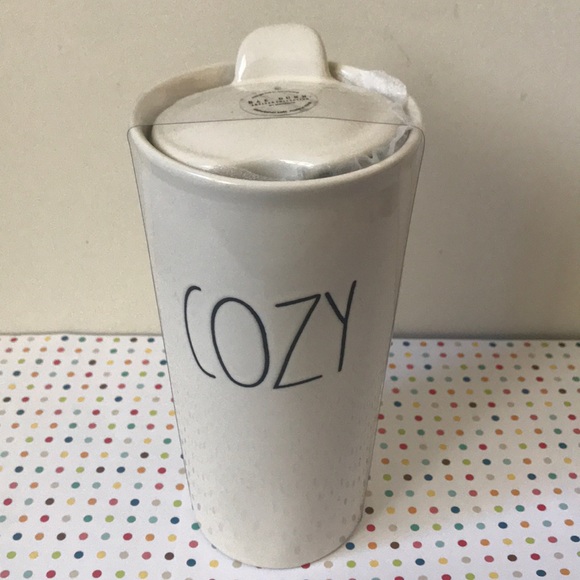 rae dunn Other - Rae Dunn “Cozy” Tumbler / Travel Mug